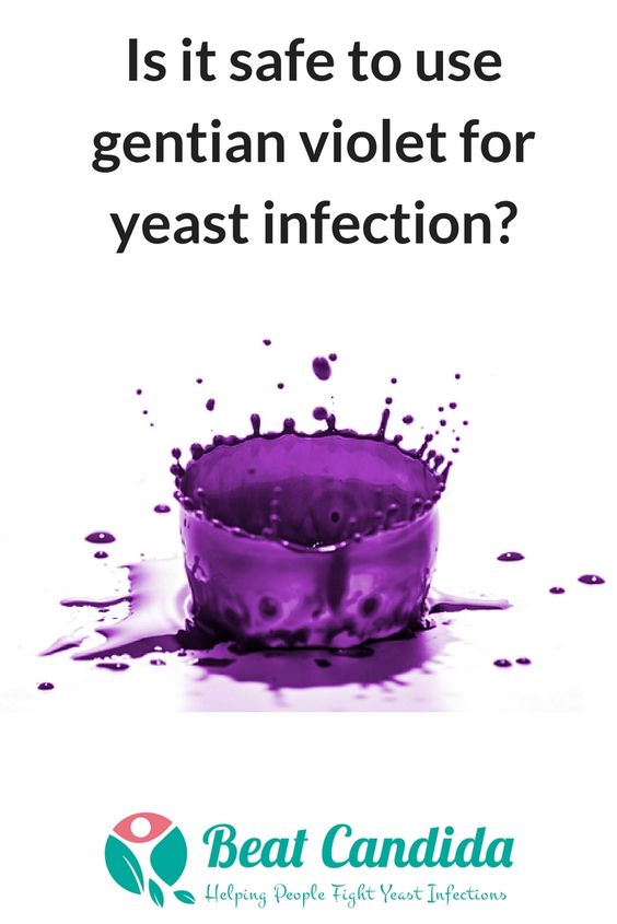 use gentian violet for yeast infection