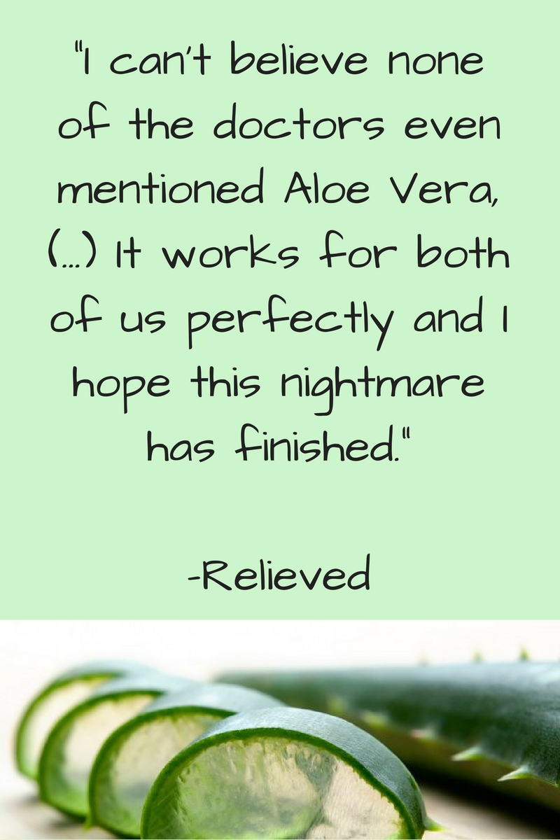 Does aloe vera cure yeast infections