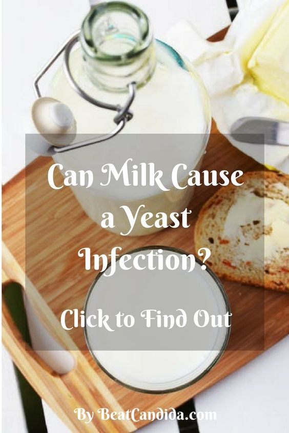 can milk cause a yeast infection